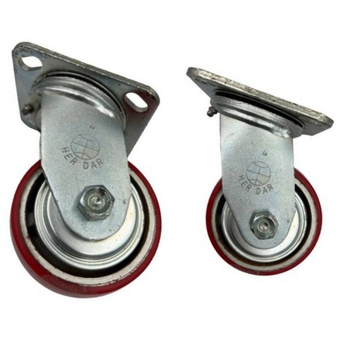 CASTER, 4” DIA. WHEEL, SWIVEL