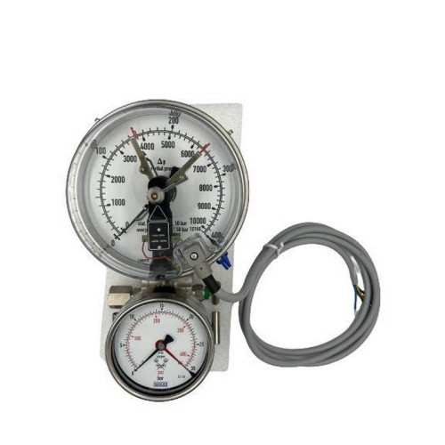 GAUGE & PRESSURE ASSY., WITH HIGH LOW ALARM