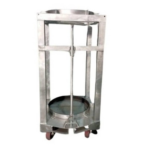 GALVANIZED TROLLEY WITH 1/4" DRAIN VALVE