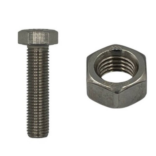 STUD BOLT & NUT, M20 X 80MMLG